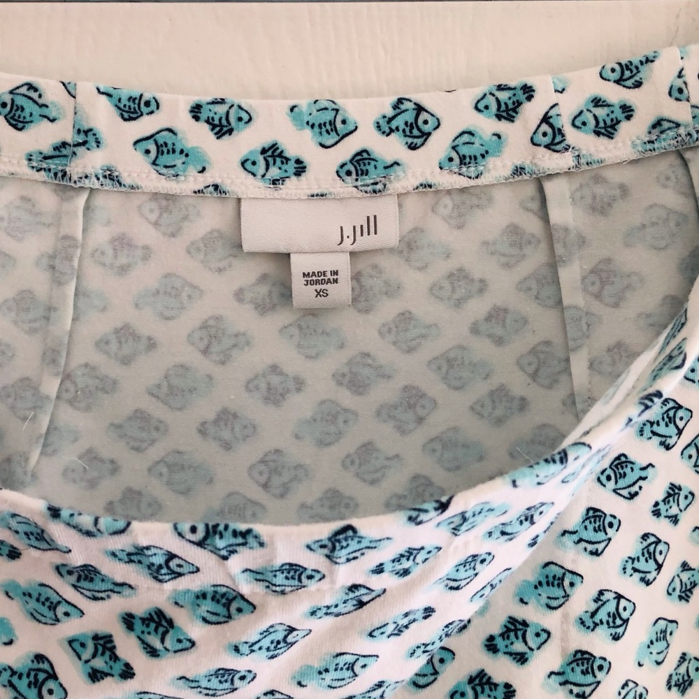 🎉Host Pick🎉EUC J.Jill fish print skirt - Picture 4 of 4